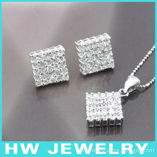 40619 fashion 925 sterling silver jewelry sets